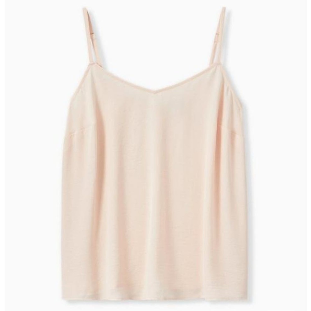 Women's Sophie Peach Blush SL Satin Swing Cami SZ 5X - Picture 5 of 9